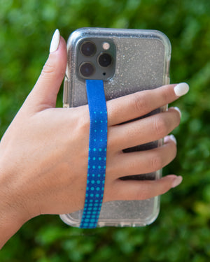 Blue Gradient phone strap 