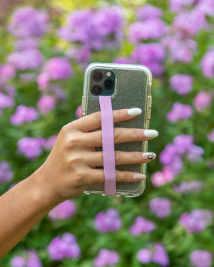Purple phone strap