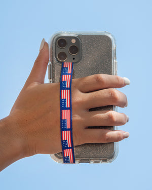 Patriotic smartphone strap