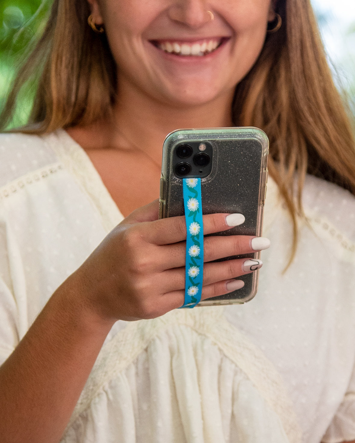 Spring smartphone strap