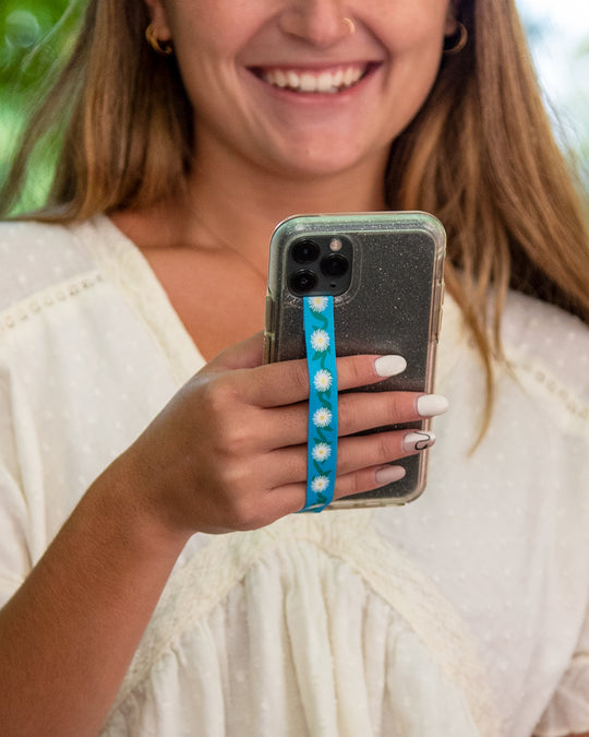Spring smartphone strap